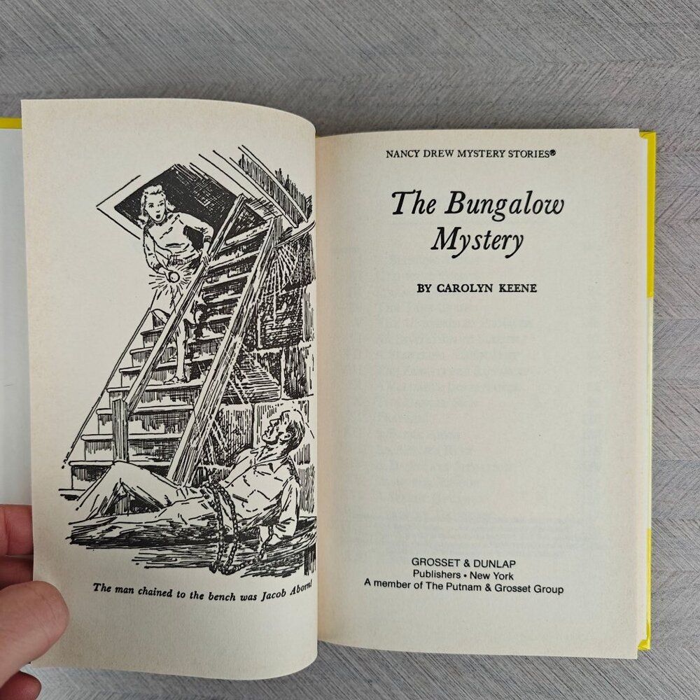 Nancy Drew Flashlight Hardcover The Bungalow Mystery By Carolyn Keene - Picture 4 of 6